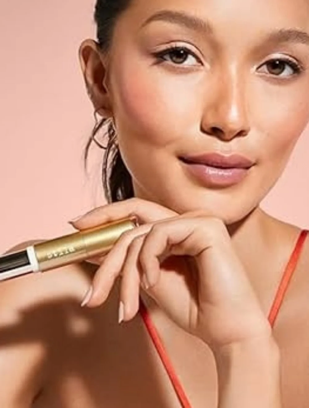 Stila Dual-Ended Blush And Bronzer Lip & Cheek Stick — Papaya & Tan
